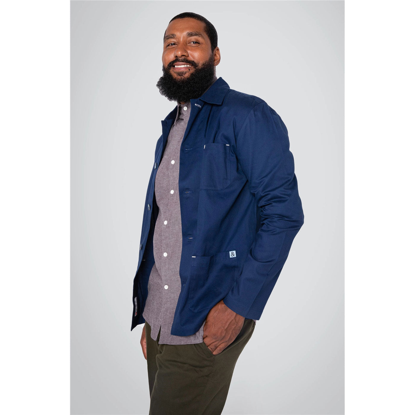 Long Sleeve Work Shirt - Firehouse Navy