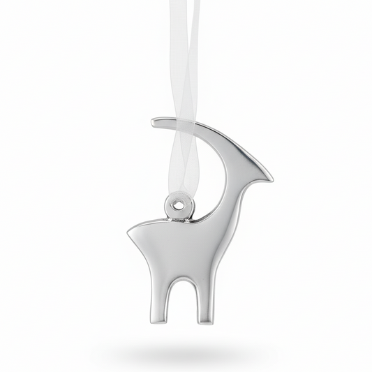 Ornament Silver Antelope