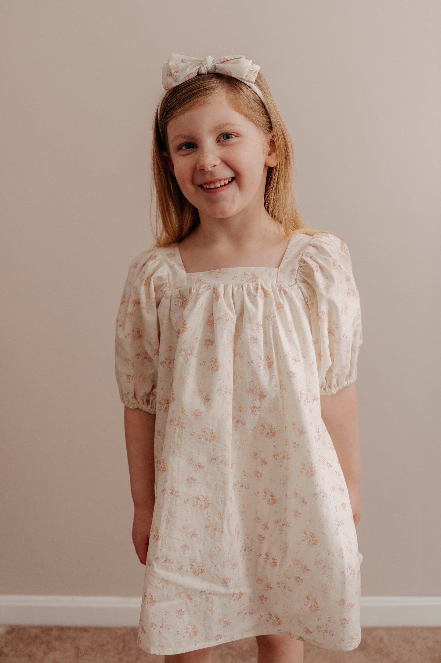 The Day Dress- Blush Meadow