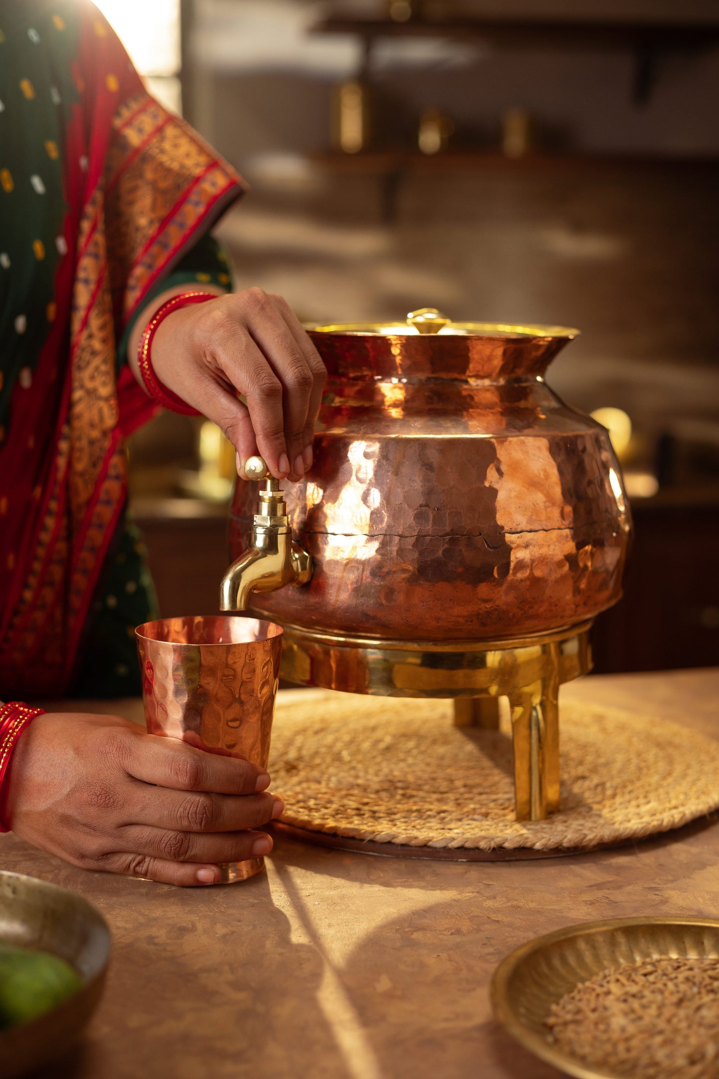 Copper Glass Set of 2 in a gift box