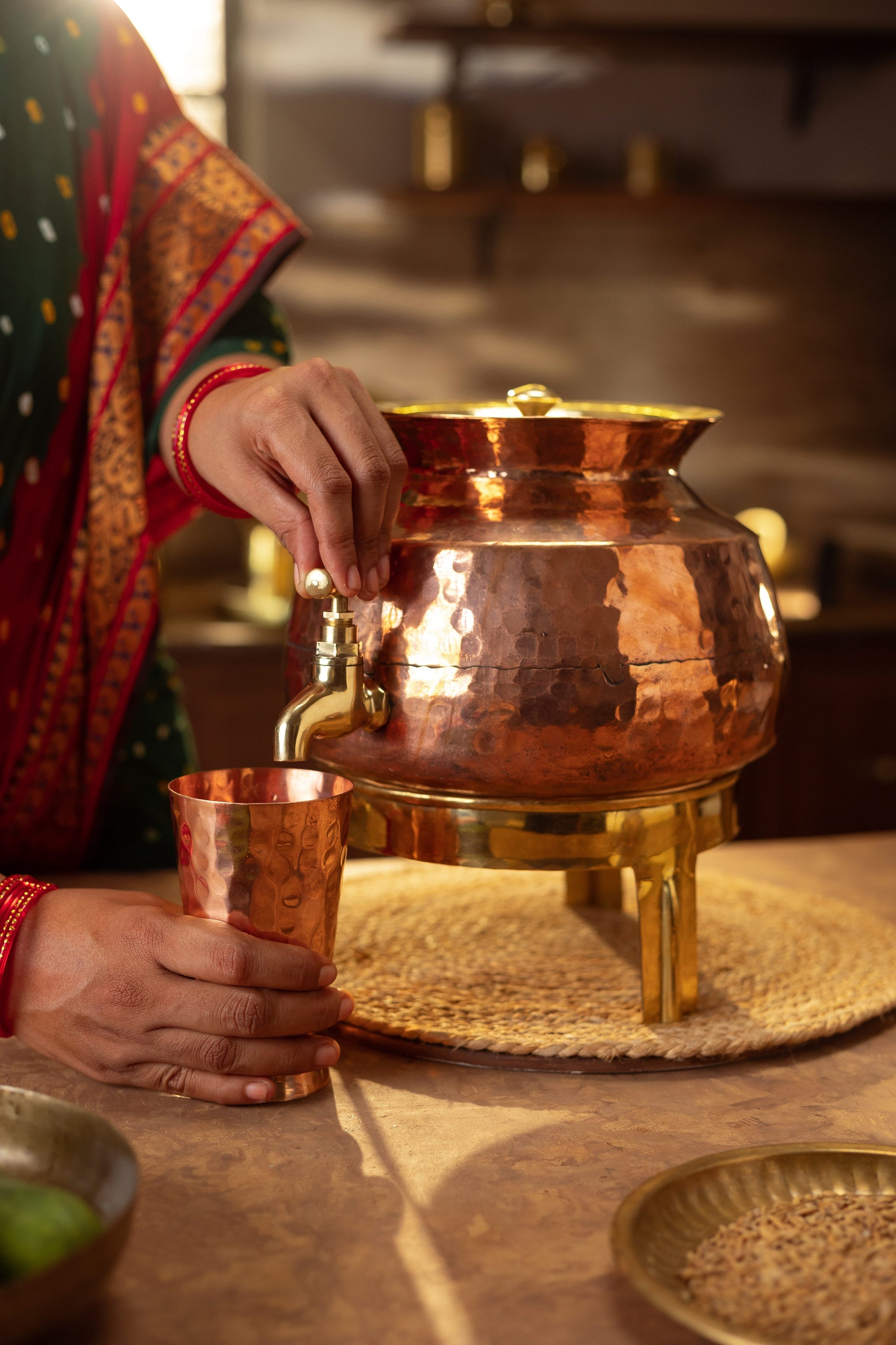 Copper Glass Set of 2 in a gift box