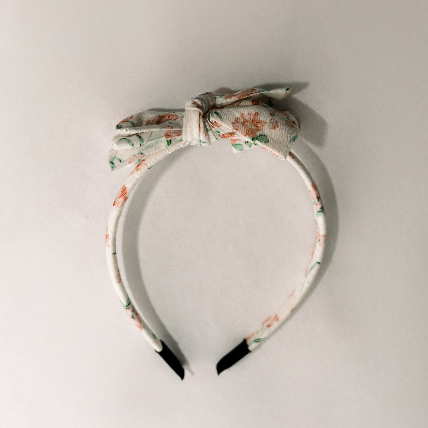 Three Little Bows Headband- Peony Charm