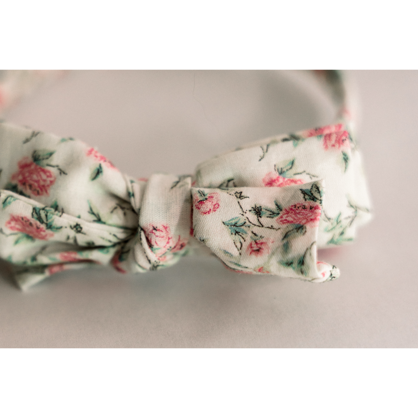 Three Little Bows Headband- Wild Rose