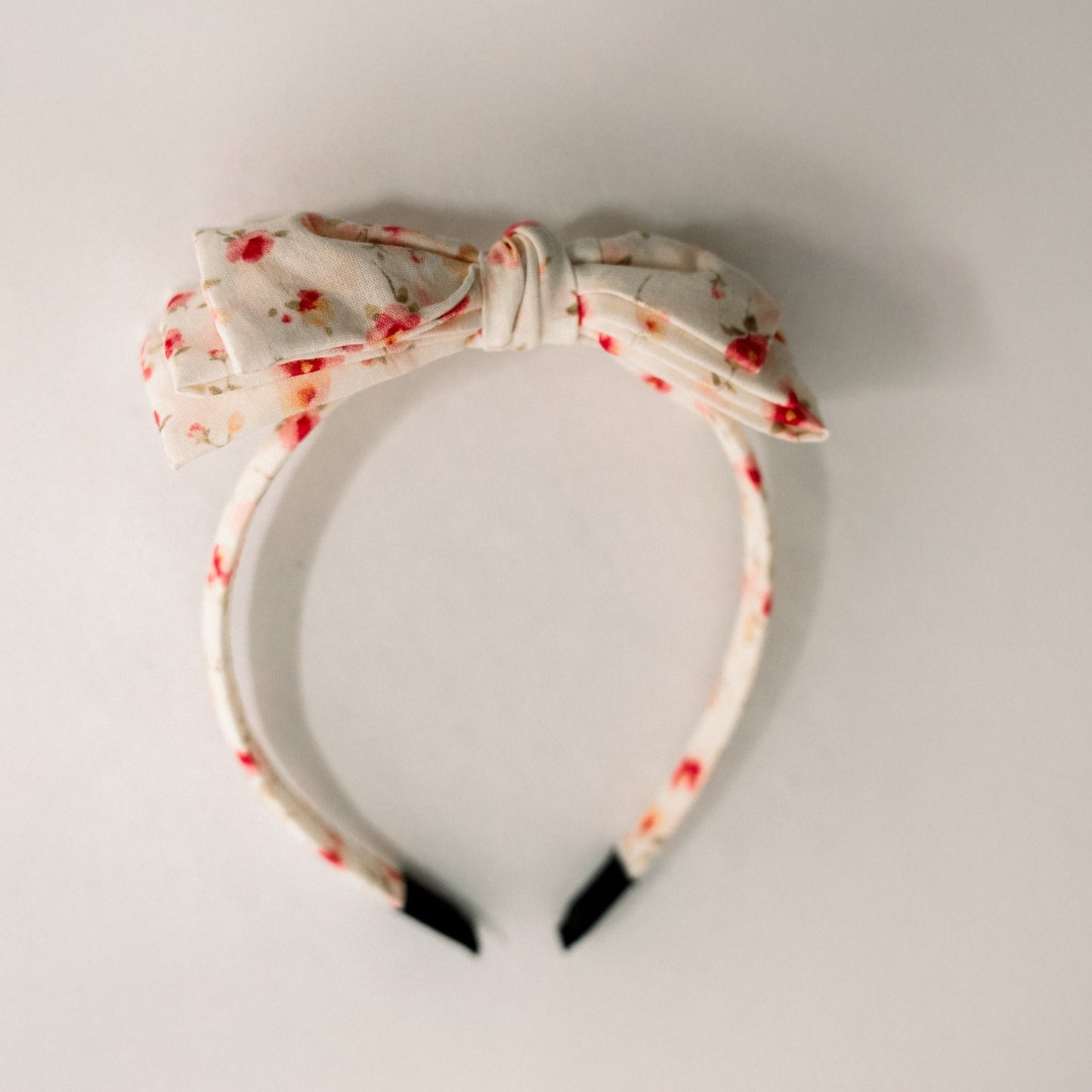 Three Little Bows Headband-Sunlit Meadow