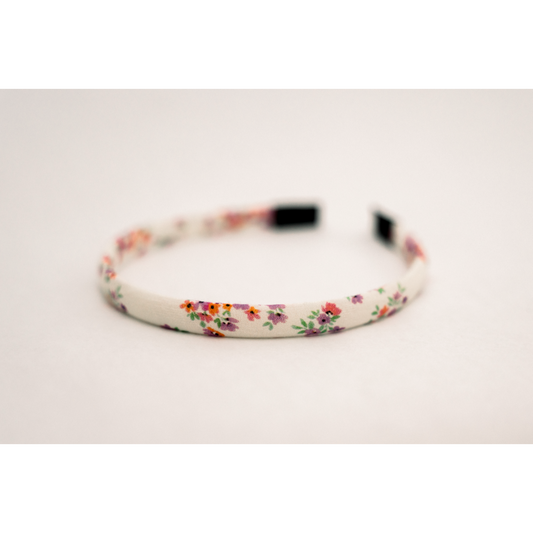 Petite Petals Headband-Periwinkle Meadow