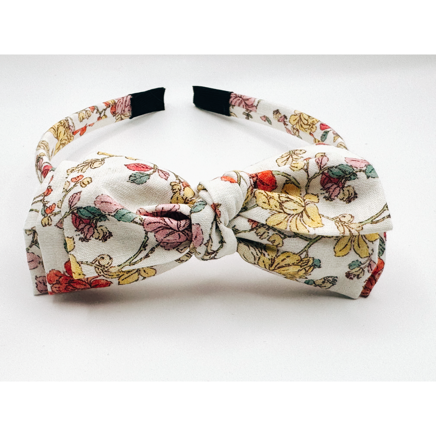Three Little Bows Headband- Midsummer Vine