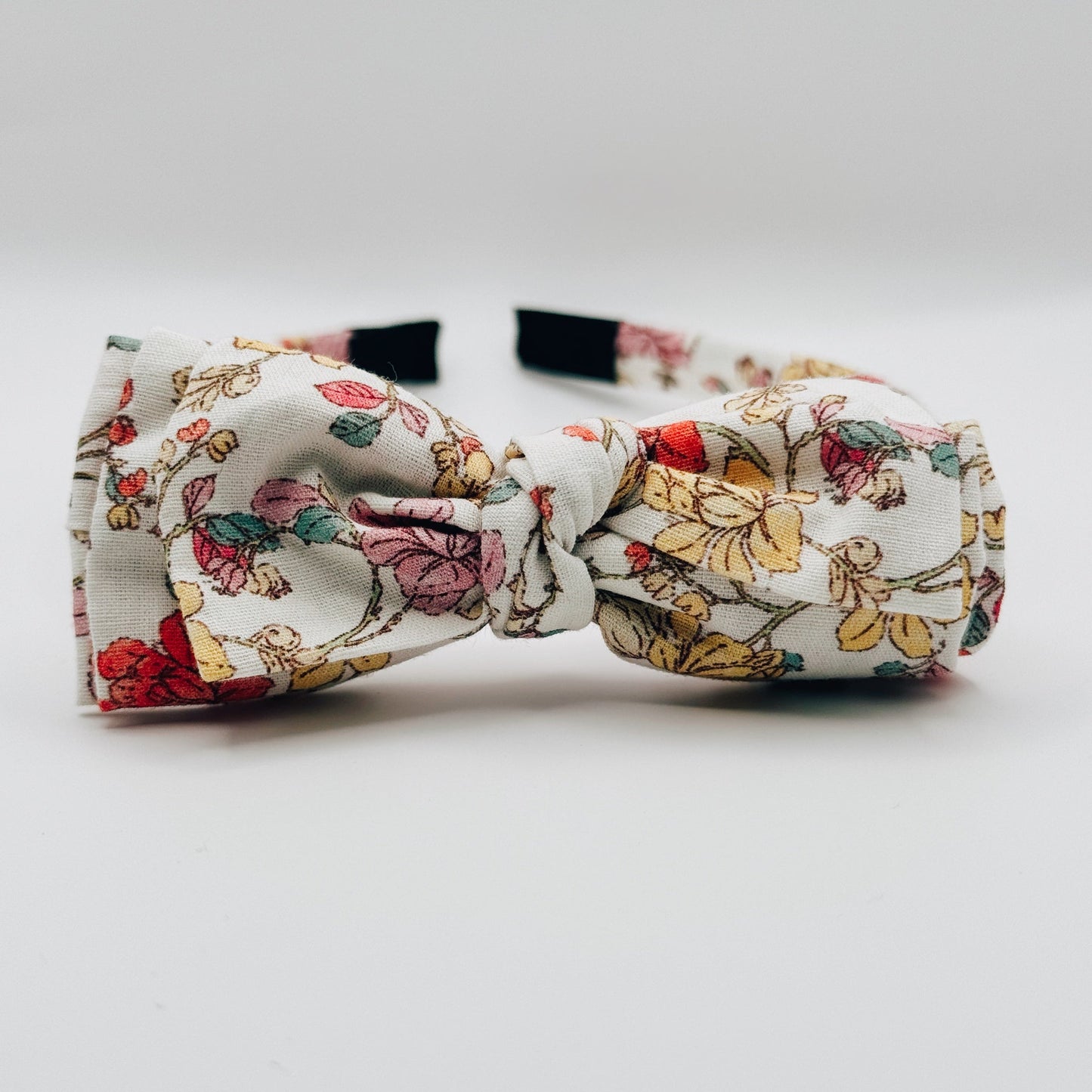 Three Little Bows Headband- Midsummer Vine