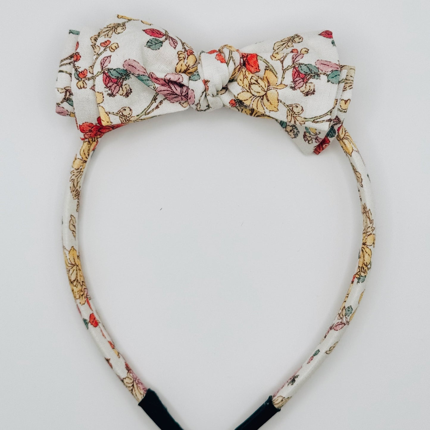 Three Little Bows Headband- Midsummer Vine