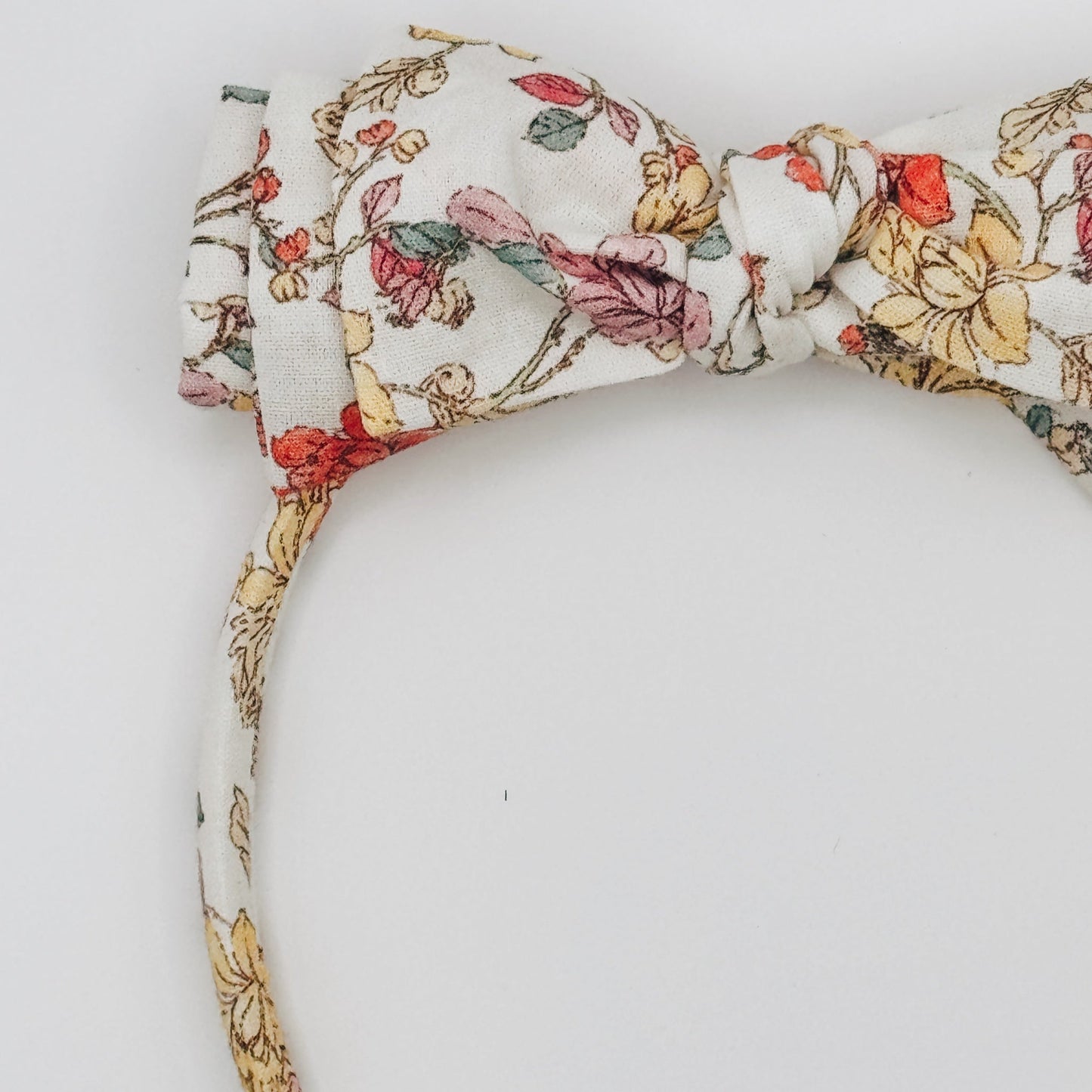 Three Little Bows Headband- Midsummer Vine