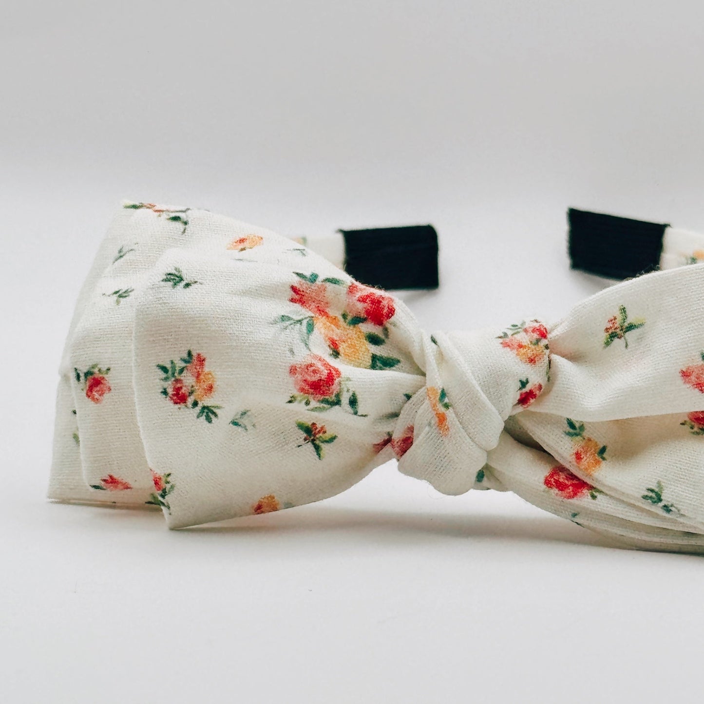 Three Little Bows Headband- Heirloom Blooms