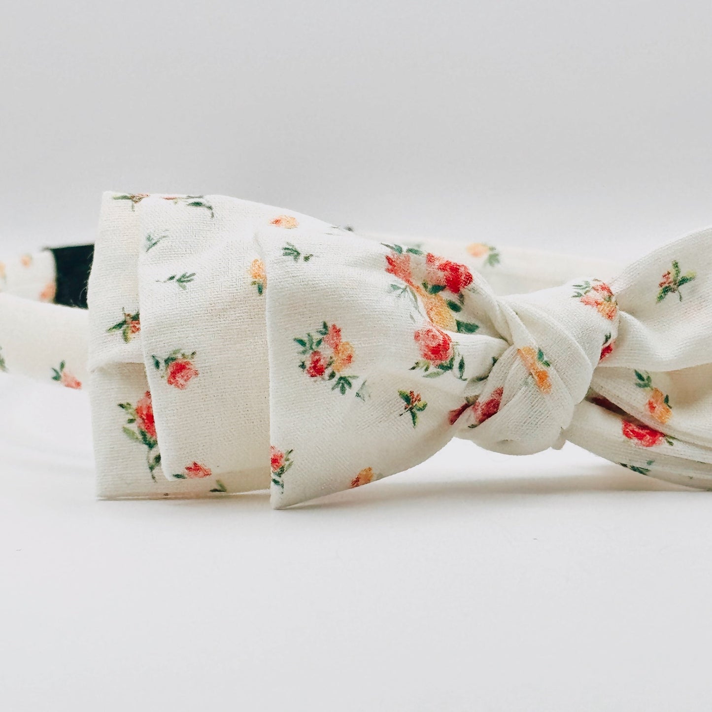 Three Little Bows Headband- Heirloom Blooms