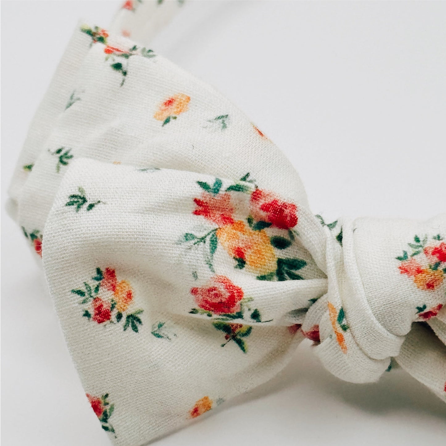 Three Little Bows Headband- Heirloom Blooms