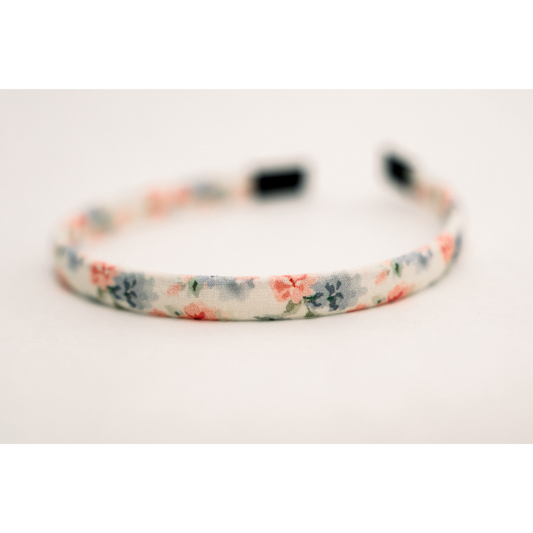 Petite Petals Headband- Peony & Bluebell