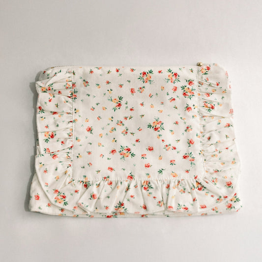 Vintage-Inspired Floral Pouch- Heirloom Bloom