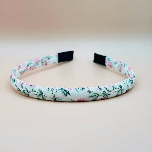 Petite Petals Headband- Wild Rose