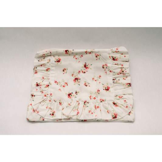 Vintage-Inspired Floral Pouch- Magnolia Springs