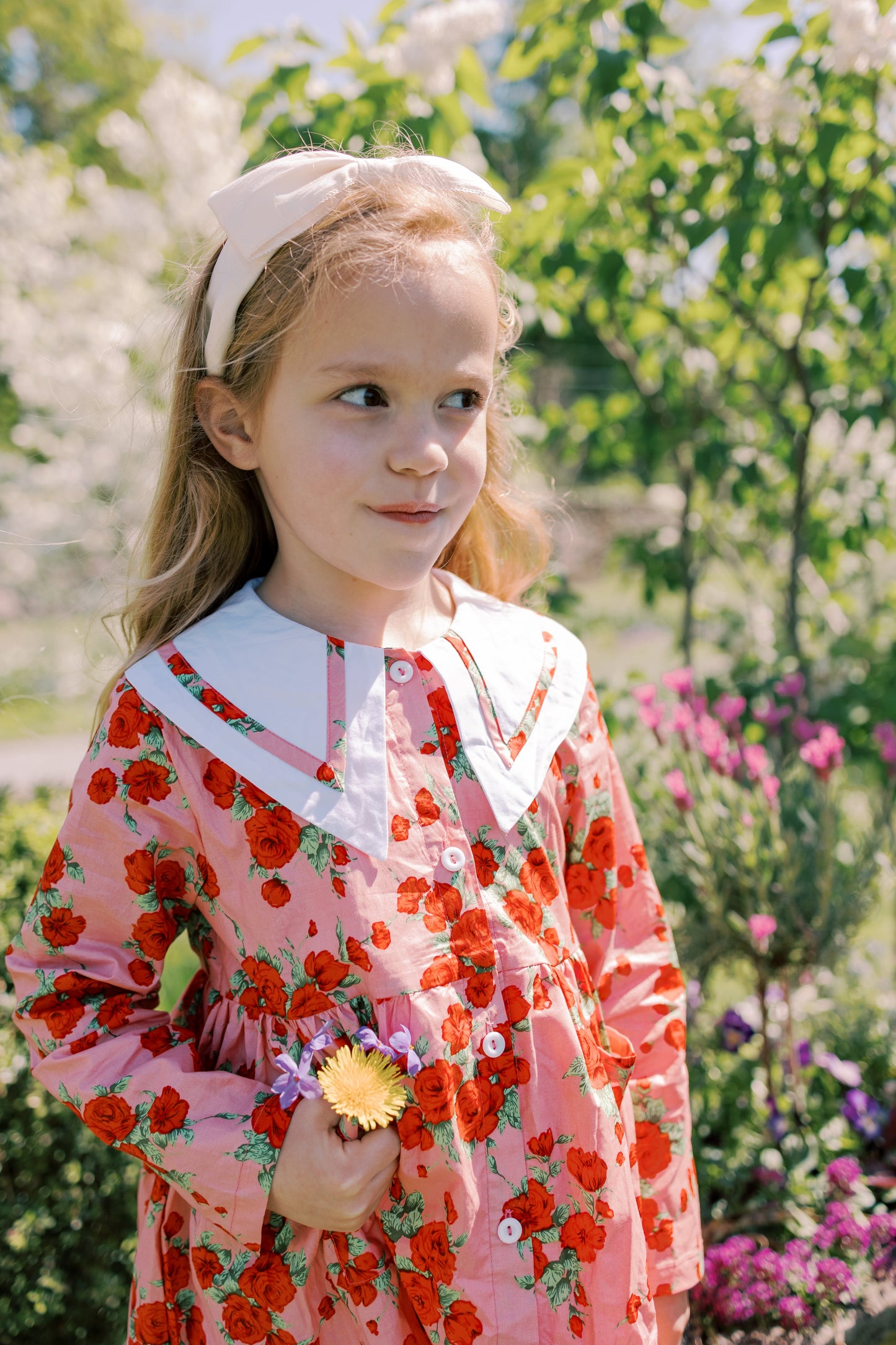 The Garden Dress- Vintage Rose