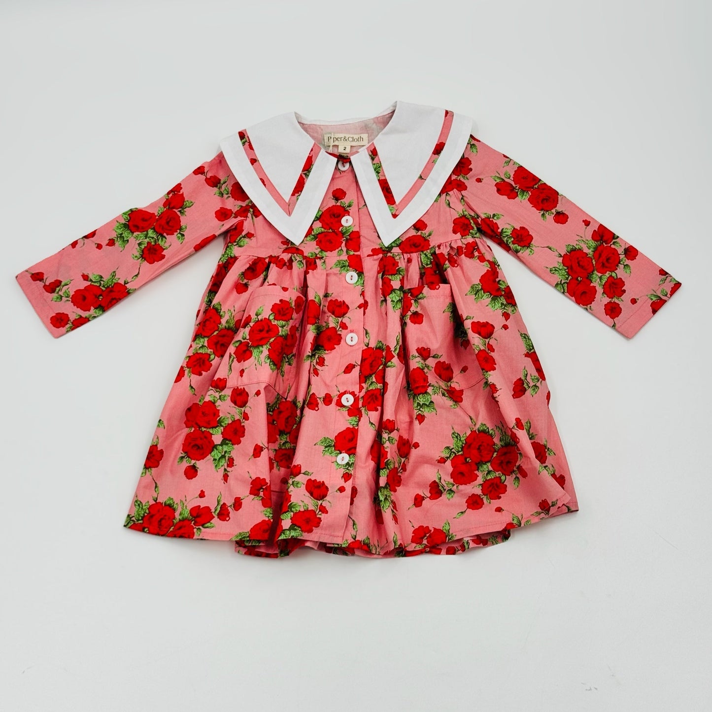 The Garden Dress- Vintage Rose