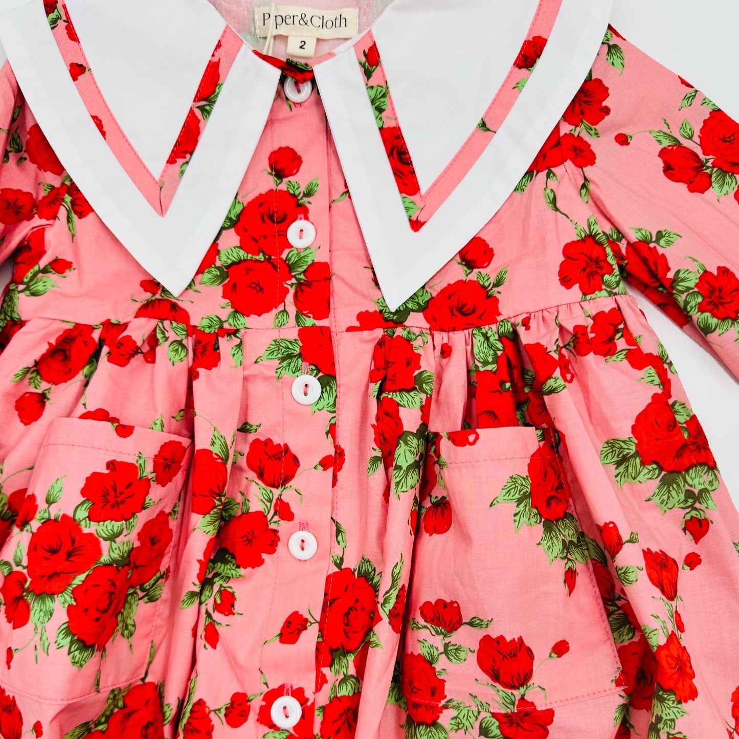 The Garden Dress- Vintage Rose