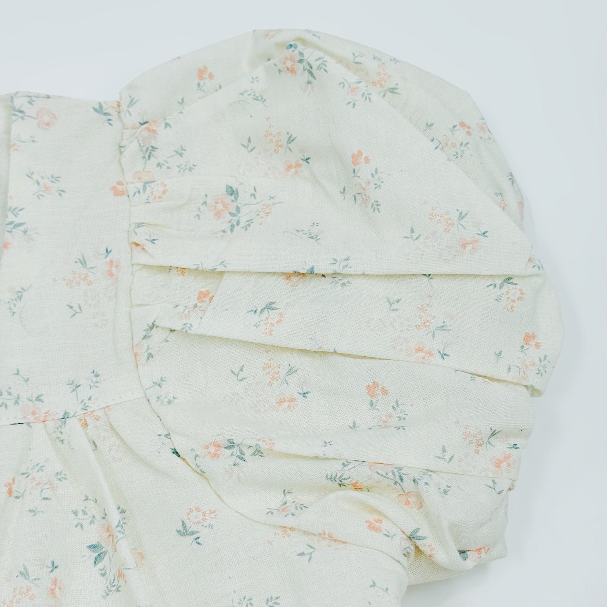 Ruffle Hem Weekend Dress-Cottage Floral