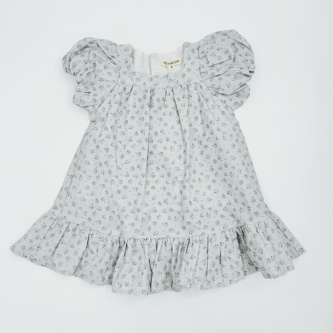 Ruffle Hem Weekend Dress-Fleur de Brume