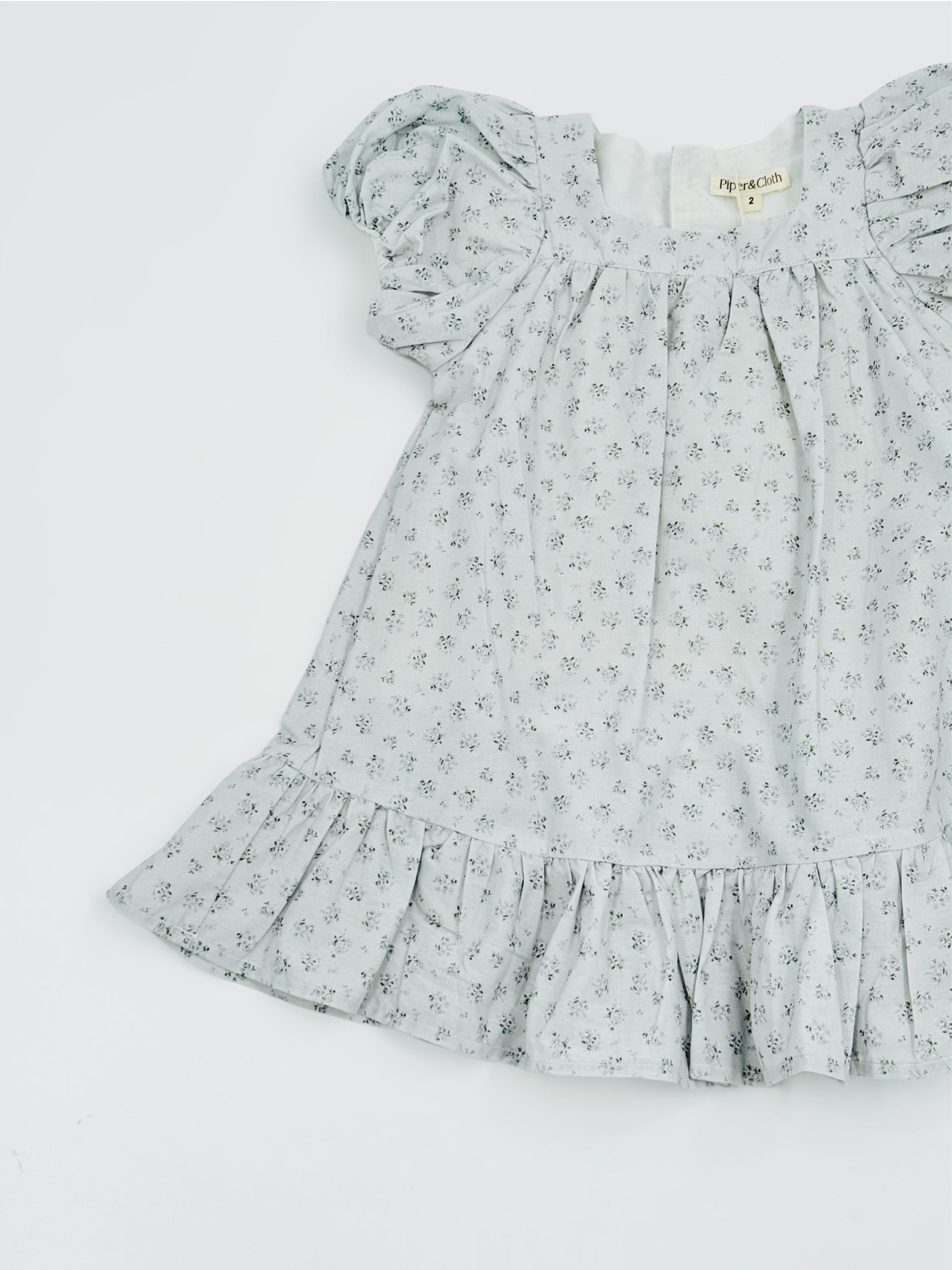 Ruffle Hem Weekend Dress-Fleur de Brume