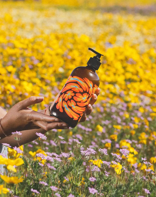 Mind and Body Wash Refillable Glass