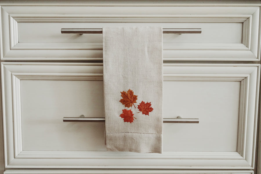 Autumn Leaves Tea Towels