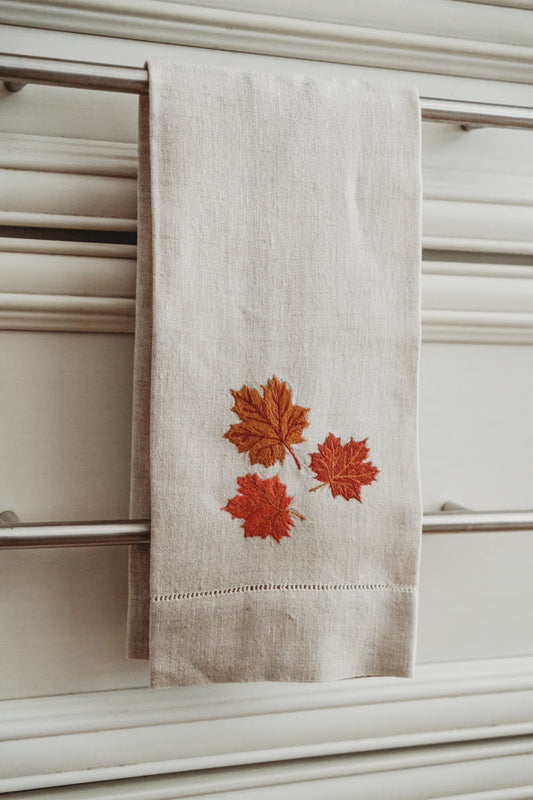 Autumn Leaves Tea Towels