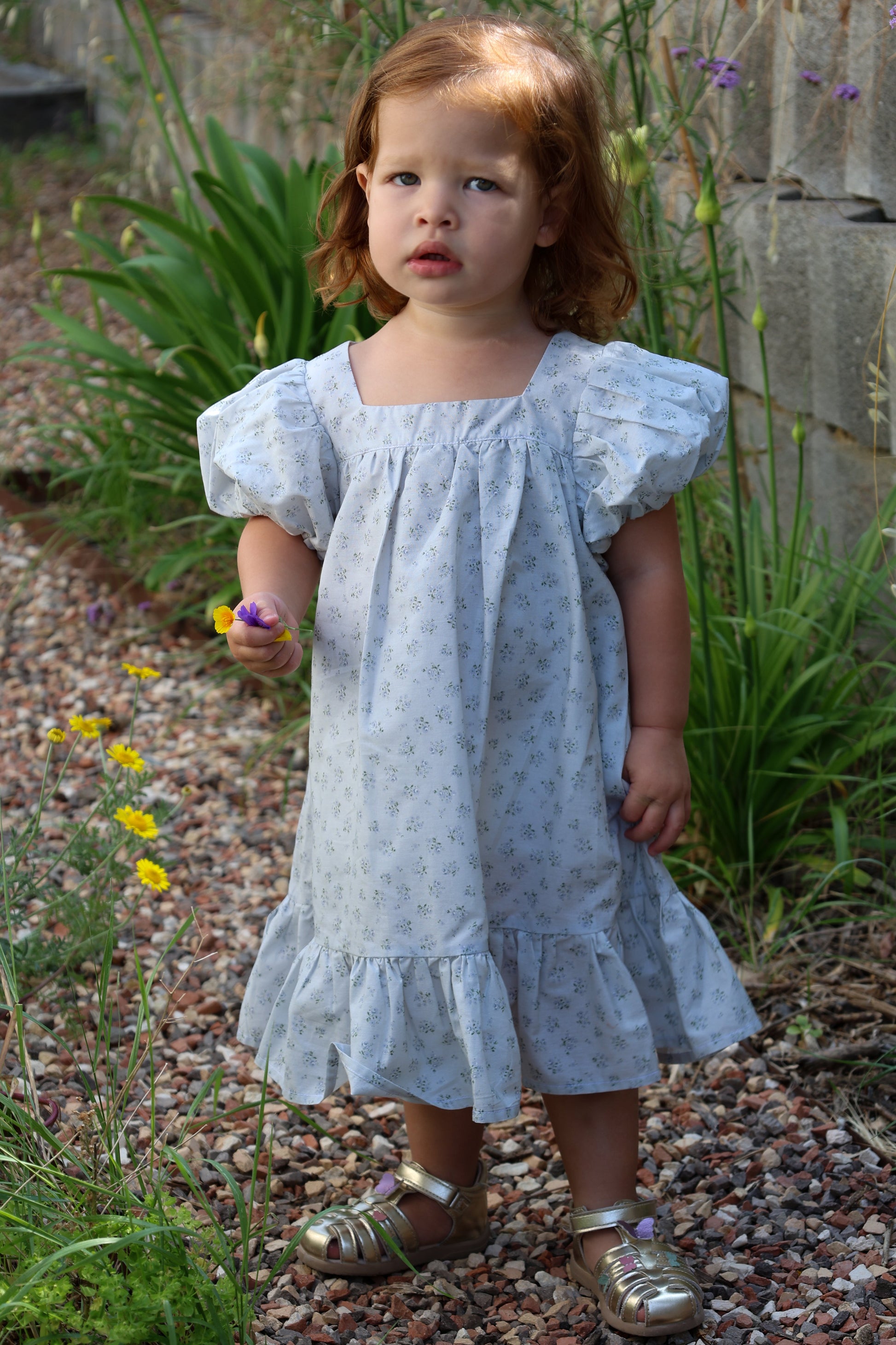 Ruffle Hem Weekend Dress-Fleur de Brume