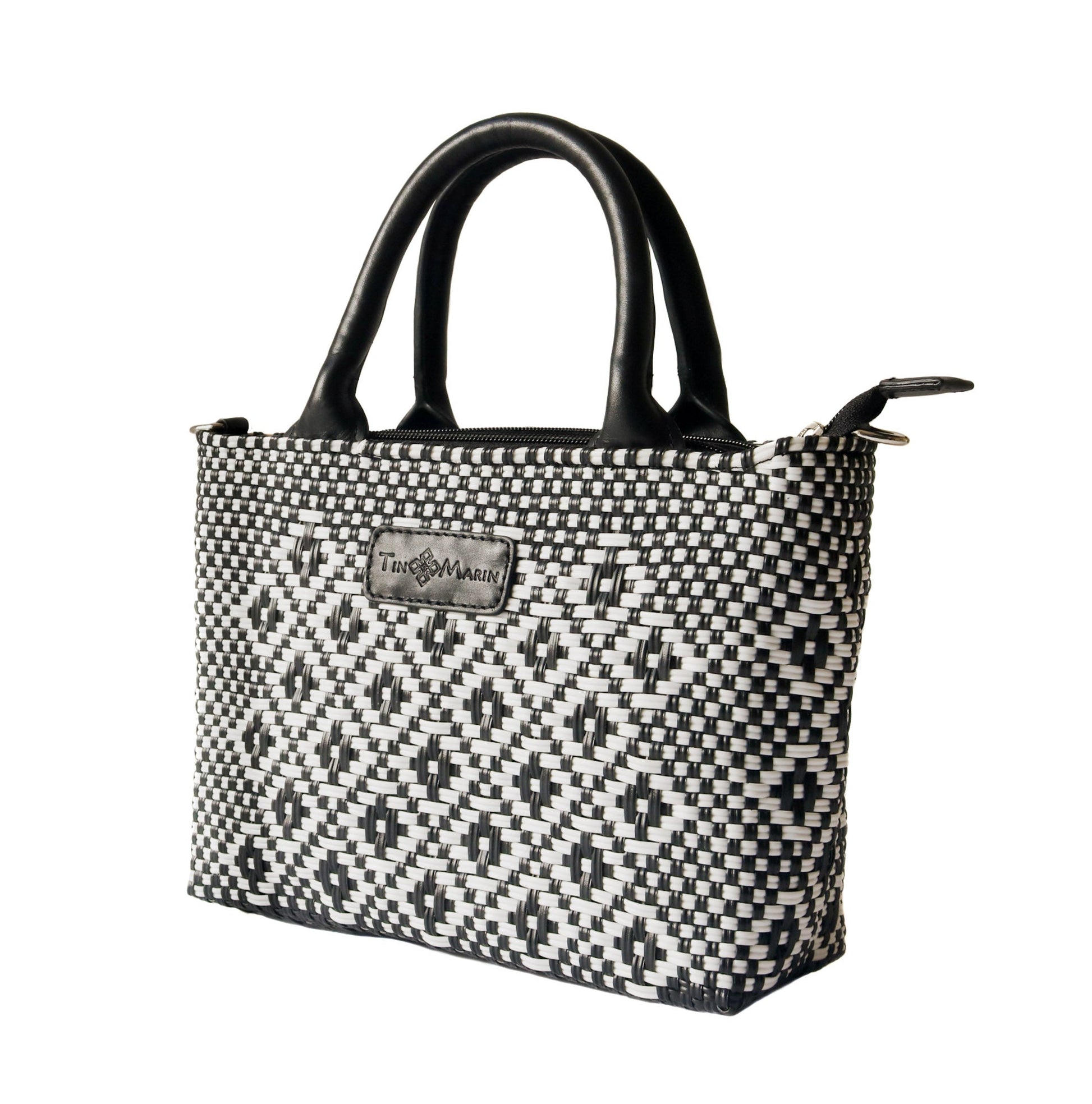 Panda Small Woven Crossbody Bag