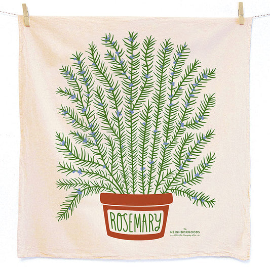 Rosemary Herb Dish Towel