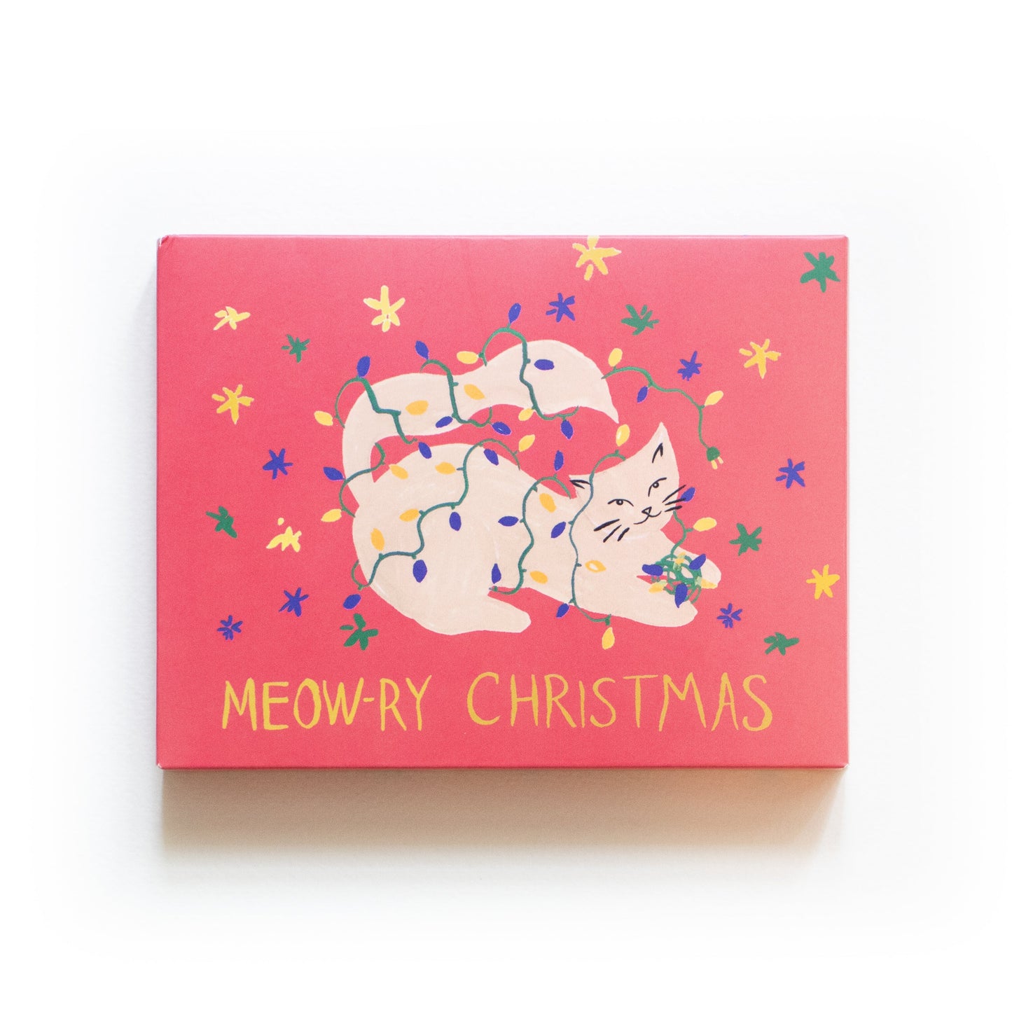 Cat Holiday Cards 12- pack