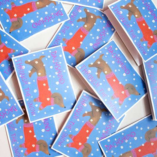 Dog Holiday Cards 12- pack