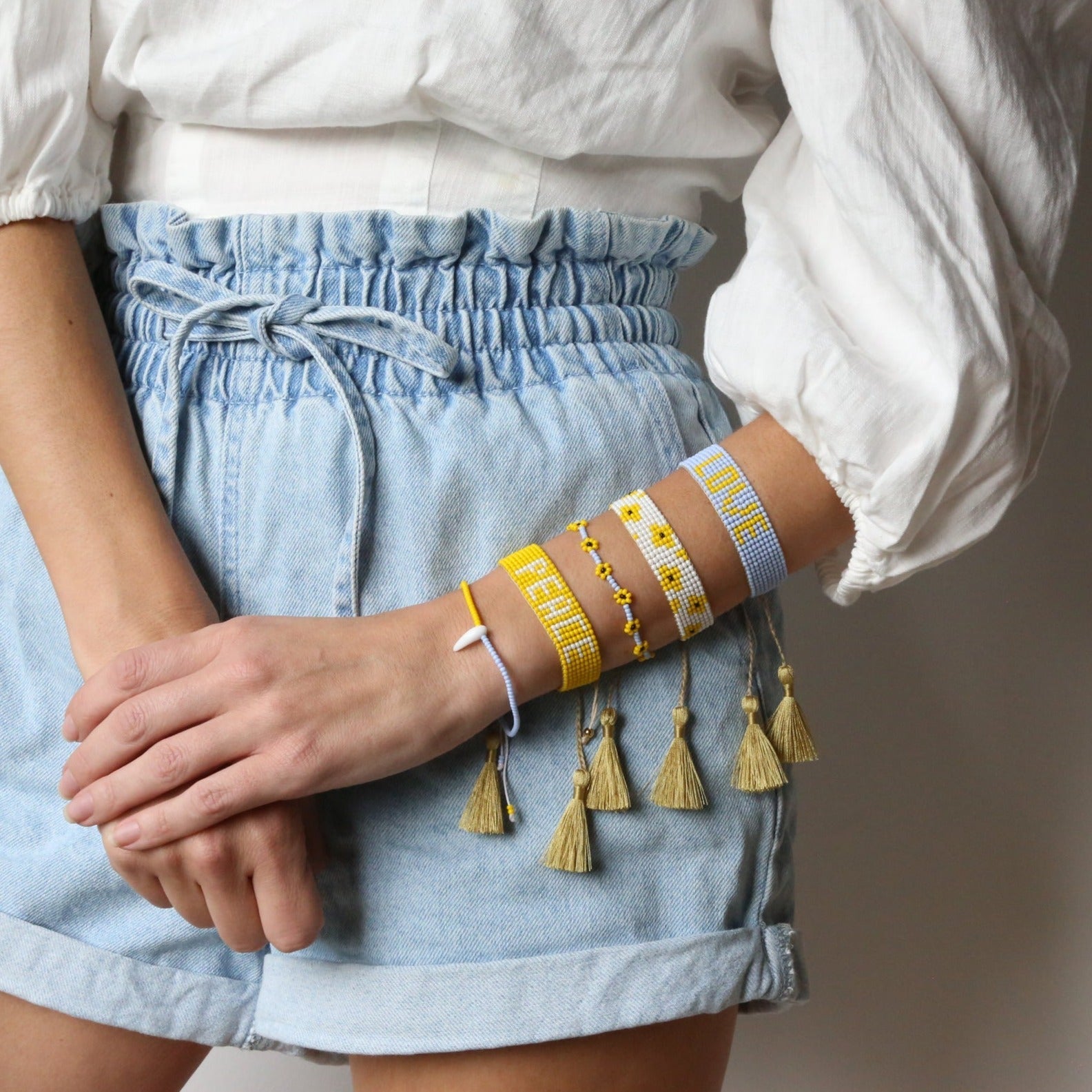 PEACE Bracelet Yellow