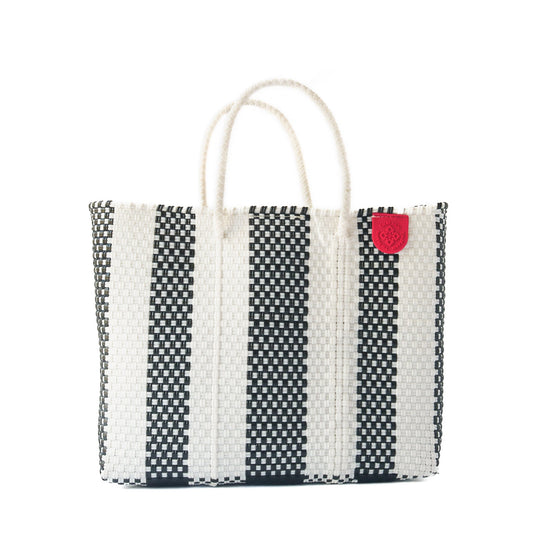 Zebra Medium Woven Resort Crossbody Bag