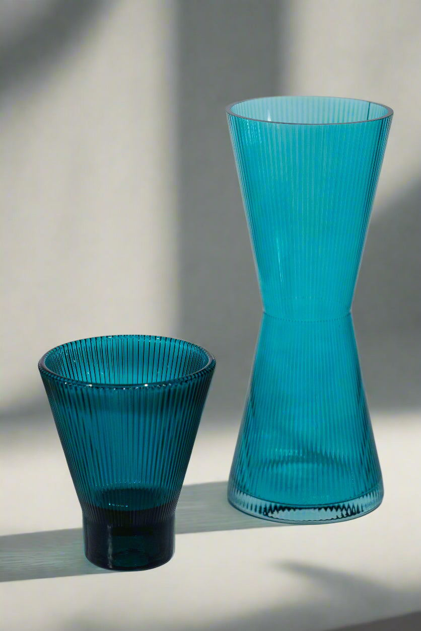 Decanter Drinkware Set - Teal