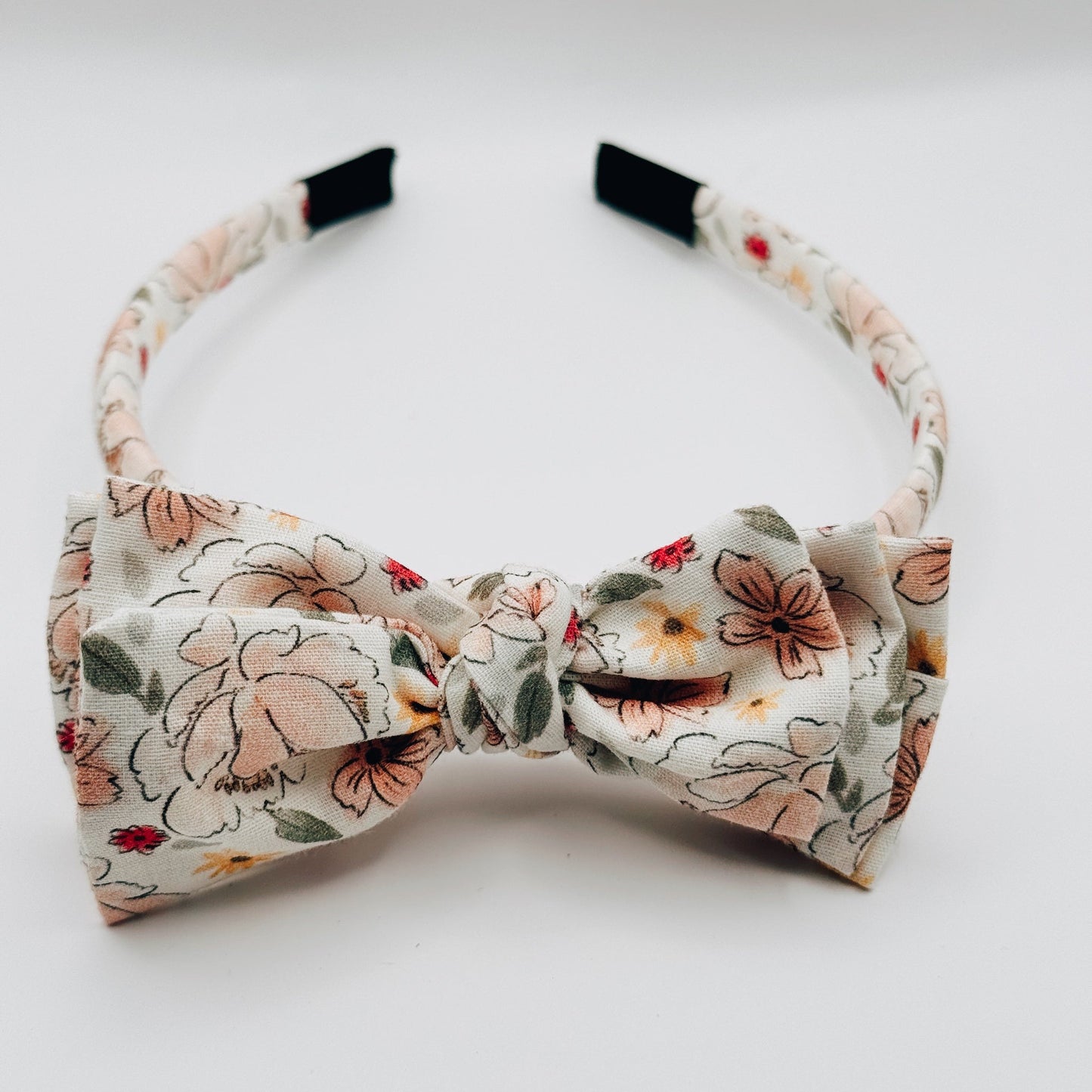 Three Little Bows Headband- Muguet