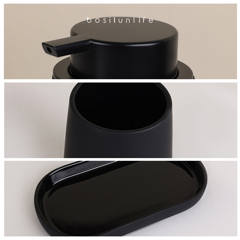 Rubber Paint Liquid Bathroom Accessories Set Sustainable Ceramic
