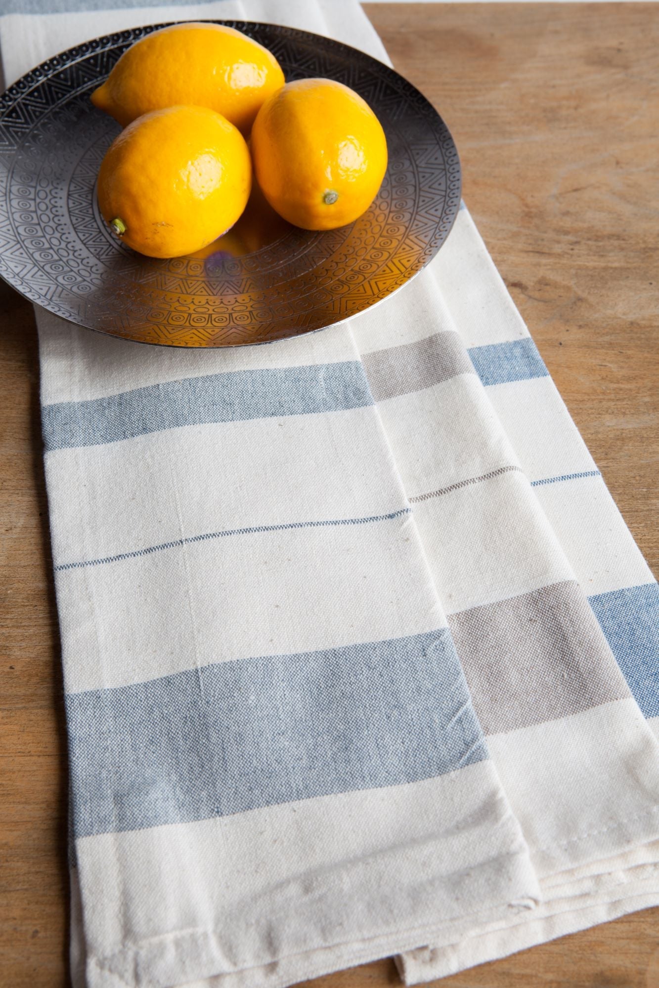 SAGE - Set of 2. Handwoven Kitchen Towels - Cotton - Fair Trade - Artisan Made