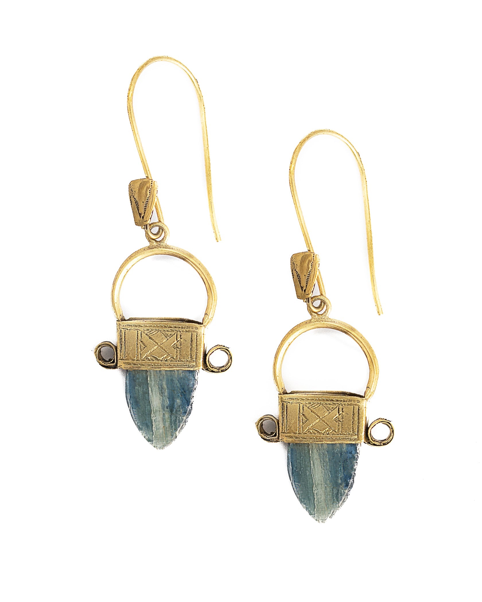 Tuareg Kyanite - Gold Plated