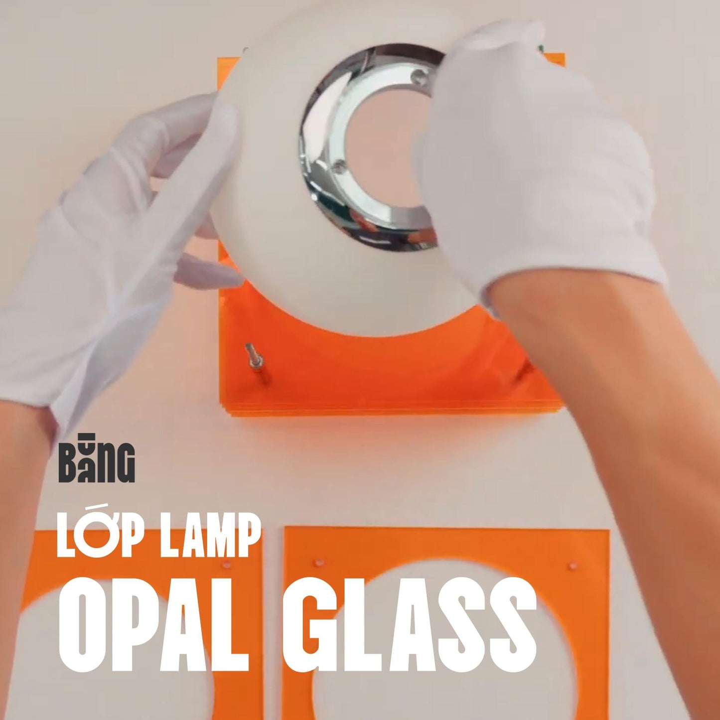 Replacement opal glass | Lớp sculptural lamp