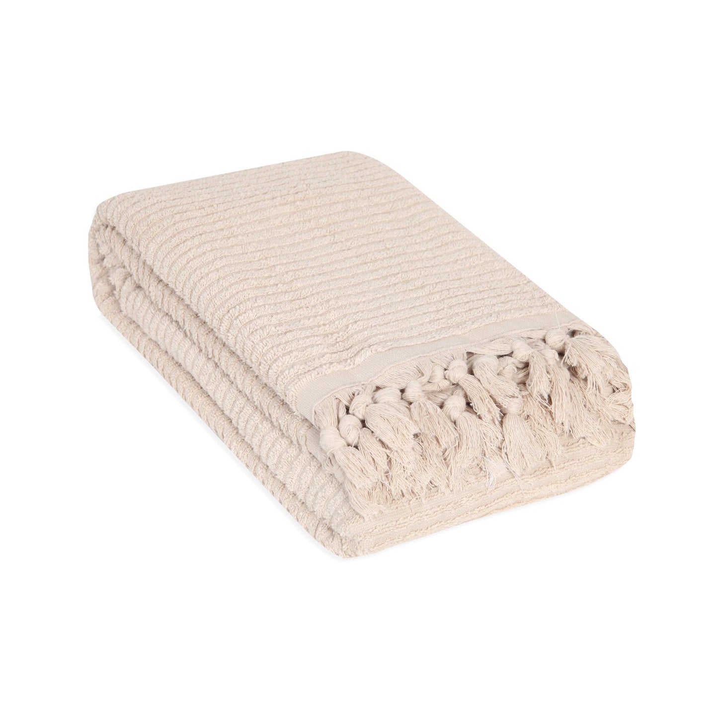 Ribbed Loom Terry Bath Towel