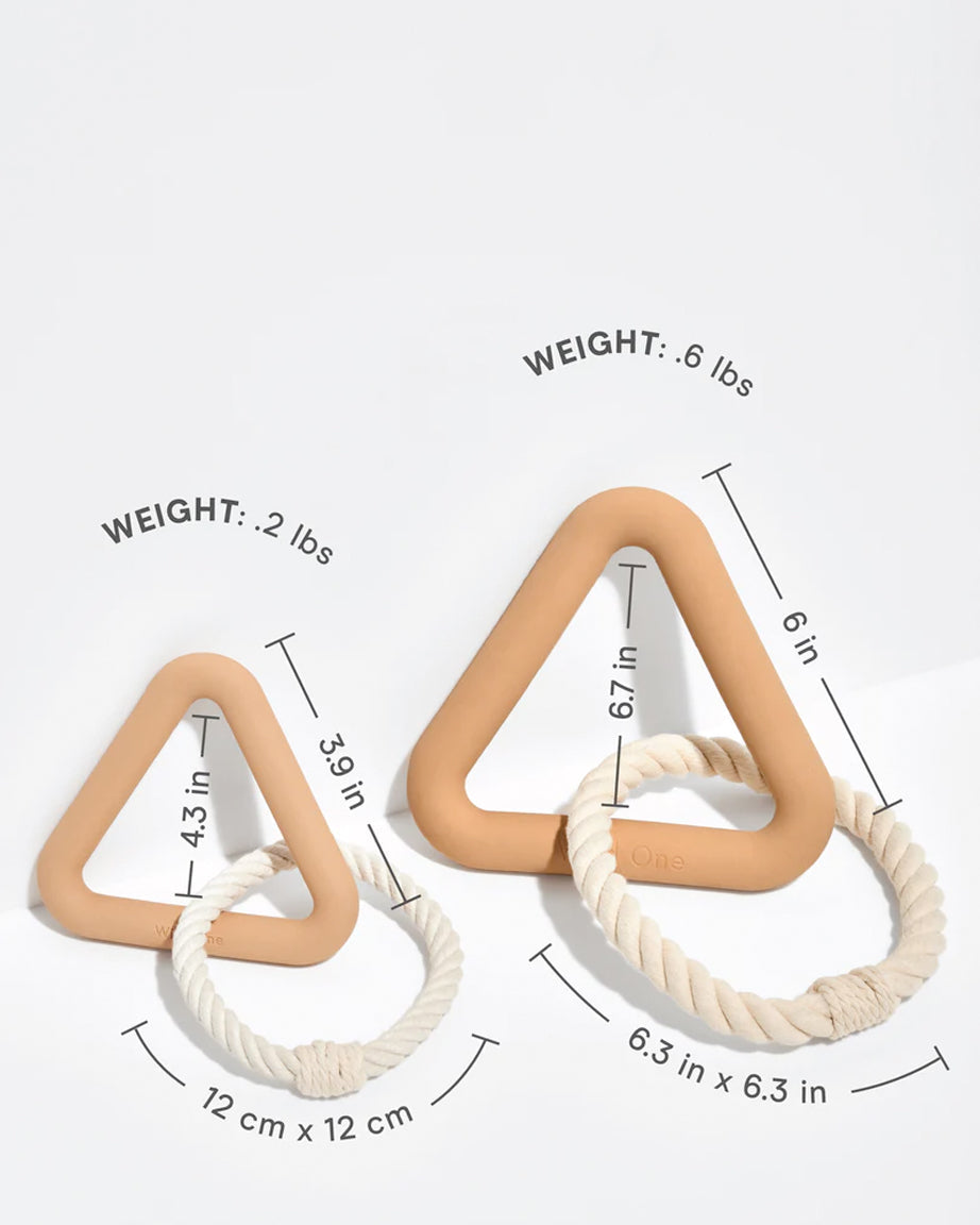 TRIANGLE TUG TOY by Wild One