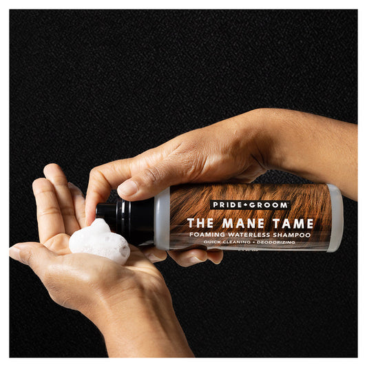 THE MANE TAME Waterless Dog & Cat Shampoo — No-Rinse Pet Grooming and Quick Cleaning