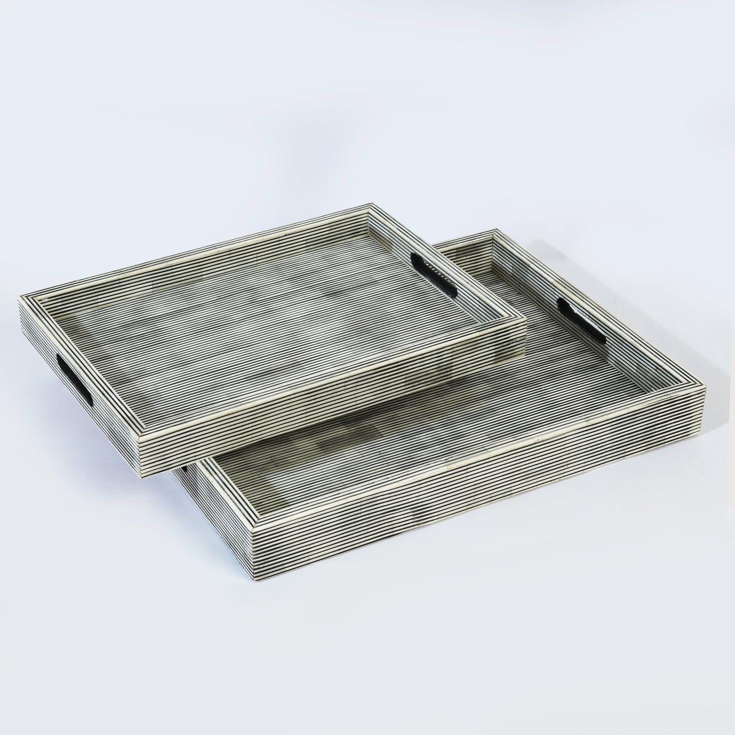 Pinstripe Inlay Large Tray