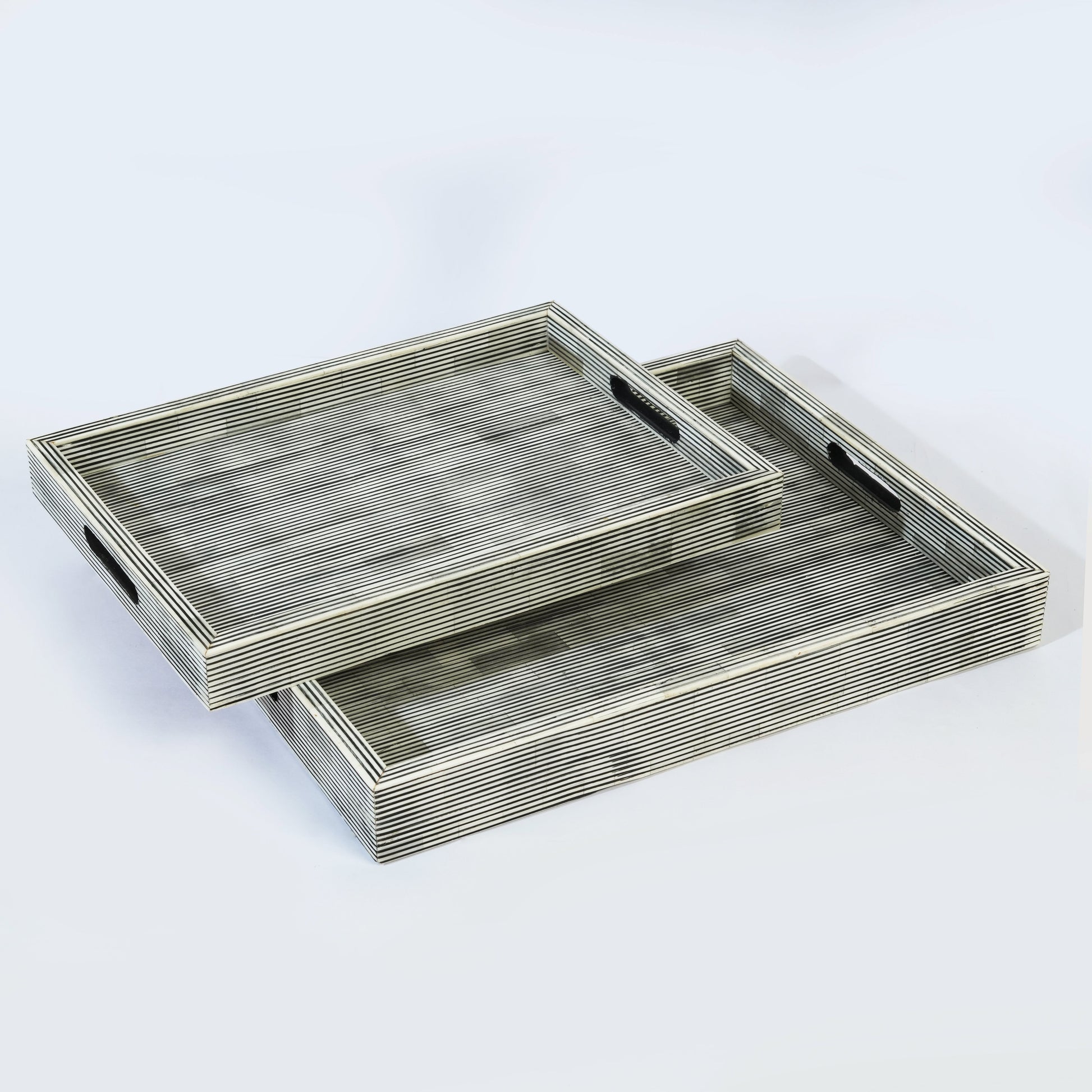 Pinstripe Inlay Large Tray
