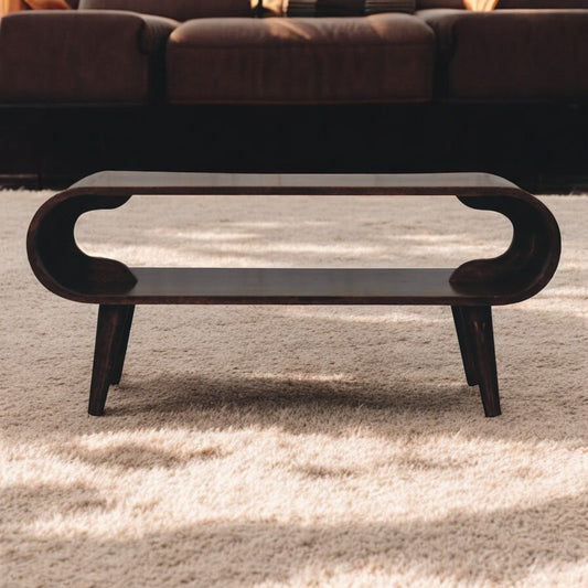 Solid Wood California Walnut Amaya Coffee Table