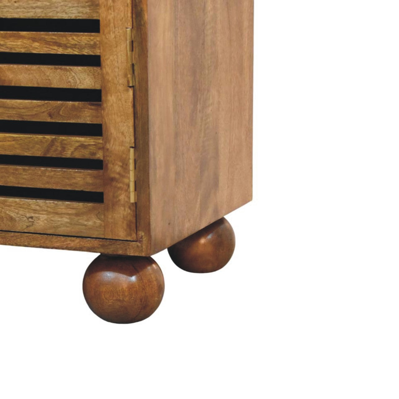 Solid Wood Bola Shoe Storage Bench