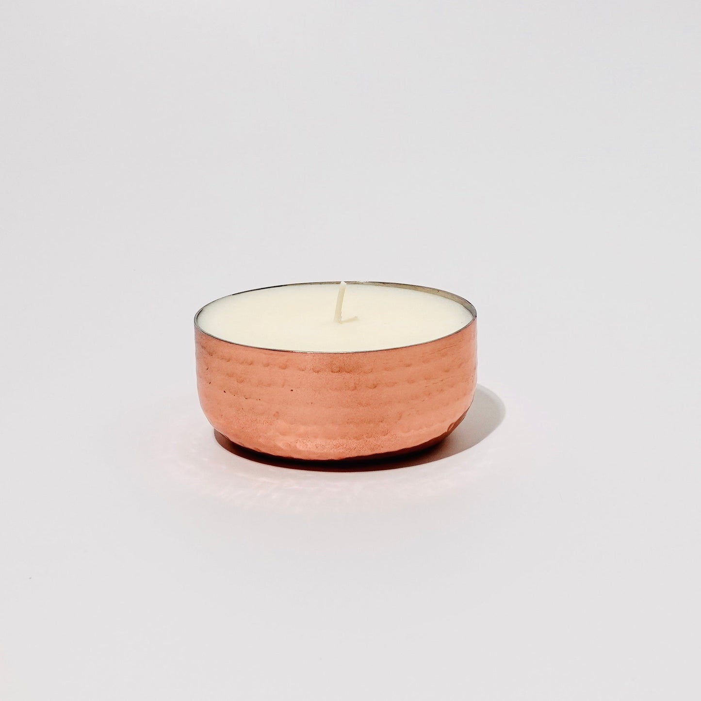 Soy Candle in Copper Colored Metal Bowl